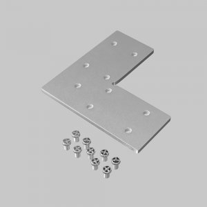 Соединитель угловой для накладного шинопровода «Accessories for tracks Gravity»