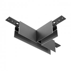 Чёрный Т-образный соединитель для магнитного шинопровода «Accessories for 20mm magnetic track system