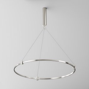 Подвесной набор с основанием под блок питания для круглого шинопровода, платина «Flarity»