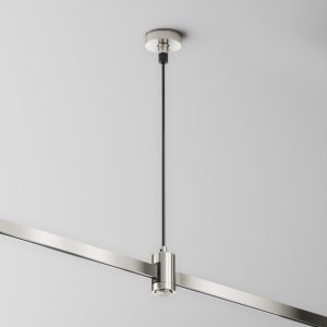 Подвес тросовый Hang с вводом питания, платина «Flarity»