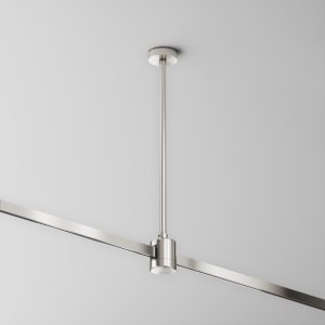 Крепление потолочное Medium 300мм с прямым коннектором питания, платина «Flarity»