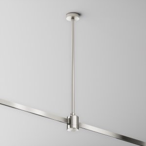 Крепление потолочное Medium 360мм с прямым коннектором питания, платина «Flarity»