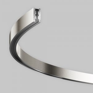 Шинопровод полукруг 650 мм платина «Flarity»