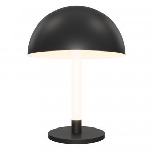 Чёрная светодиодная настольная лампа гриб 9Вт 3000К «Ray»