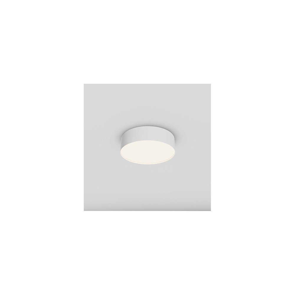 24Вт 4000К белый круглый плоский потолочный светильник «Zon» C032CL-24W4K-RD-W
