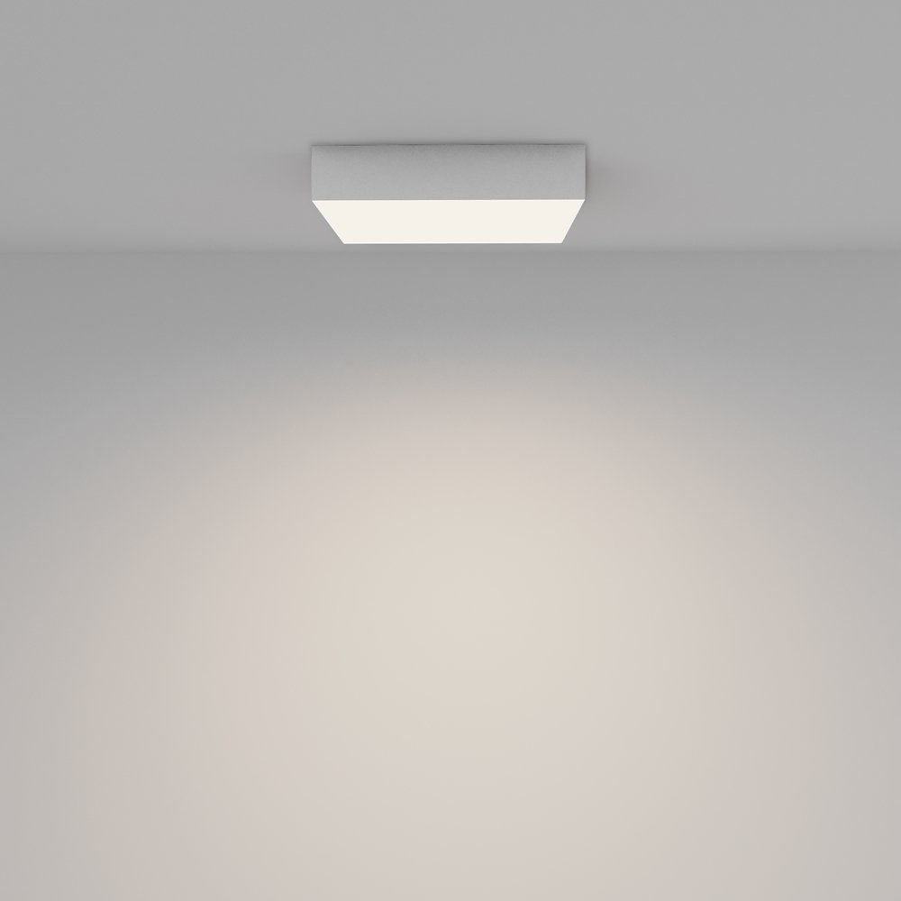 Белый квадратный потолочный светильник 36Вт 4000К «Zon» C032CL-36W4K-SQ-W