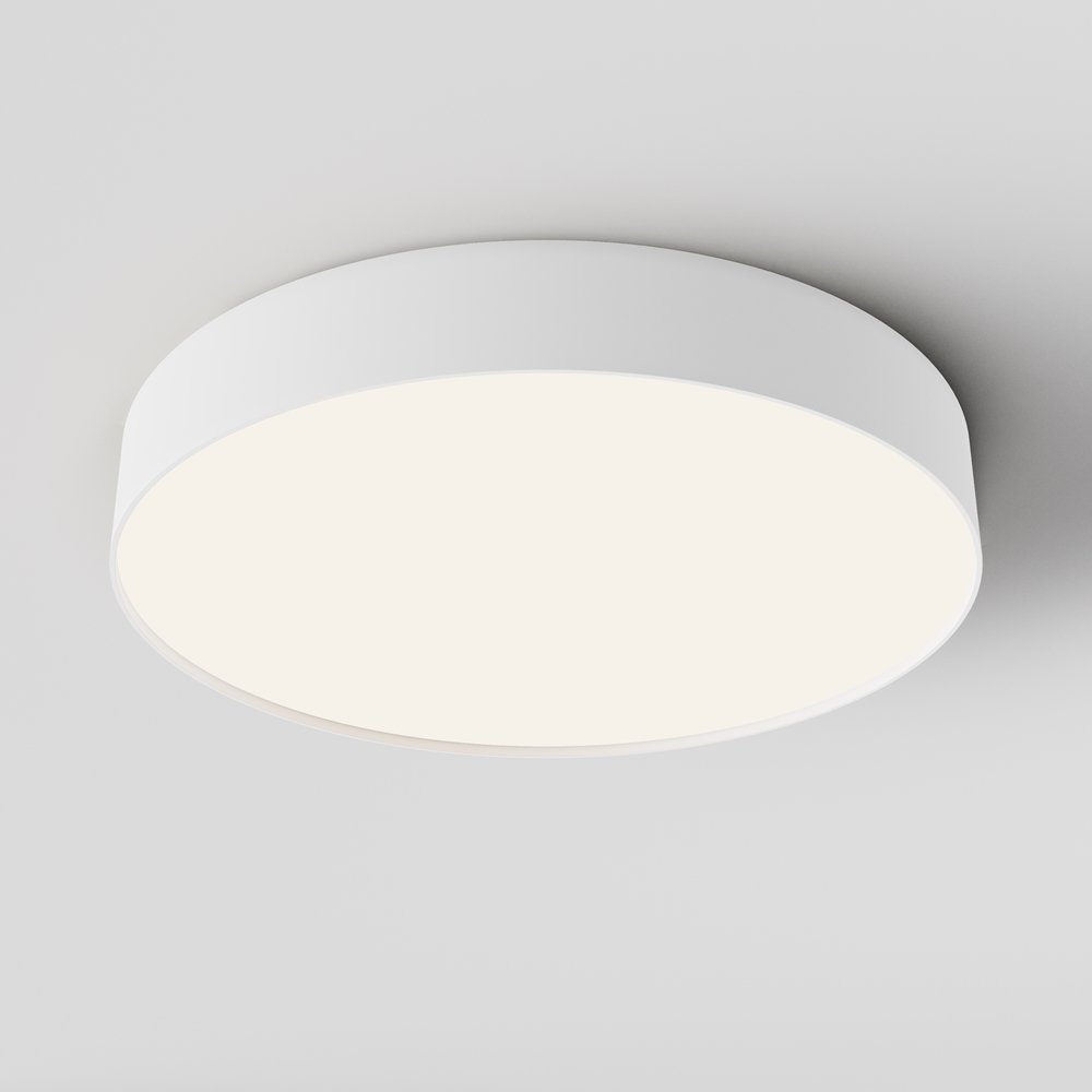 40см круглый потолочный светильник барабан 45Вт 4000К «Zon» C032CL-45W4K-RD-W