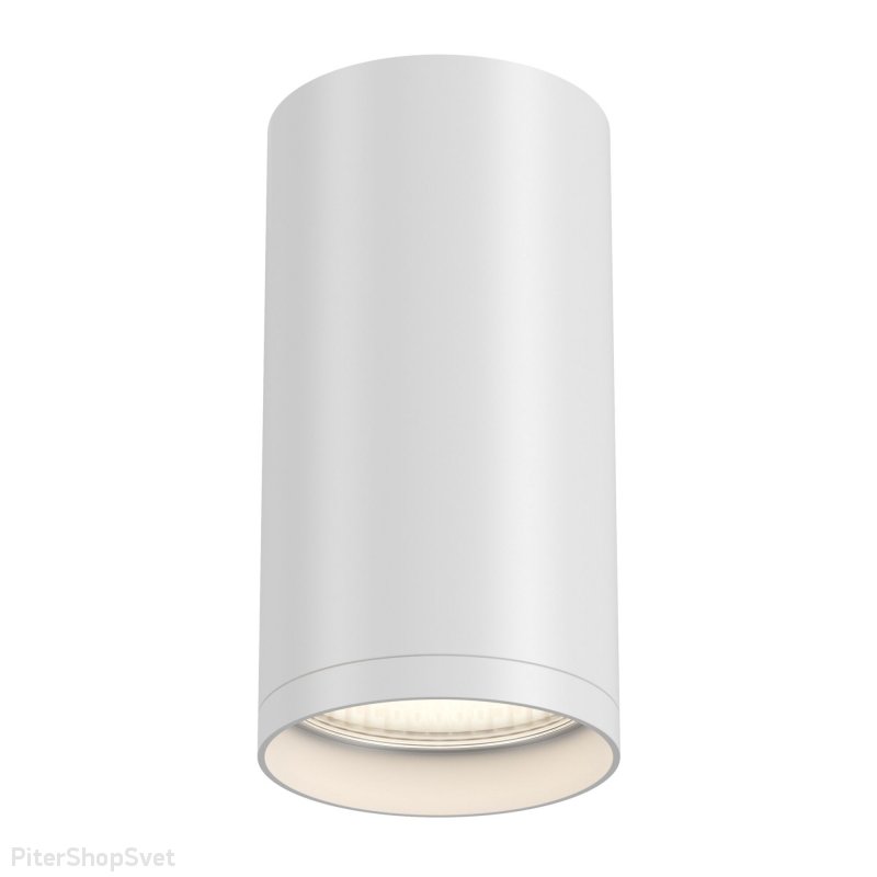 Белый накладной потолочный светильник цилиндр «FOCUS S» C052CL-01W