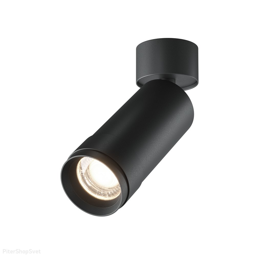 12Вт 4000К чёрный накладной поворотный светильник 15-50 градусов «Focus Zoom» C055CL-L12W4K-Z-B