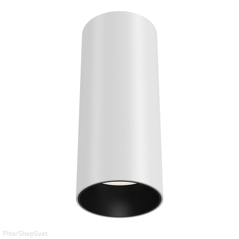Белый накладной потолочный светильник цилиндр 12Вт 3000К «FOCUS LED» C056CL-L12W3K