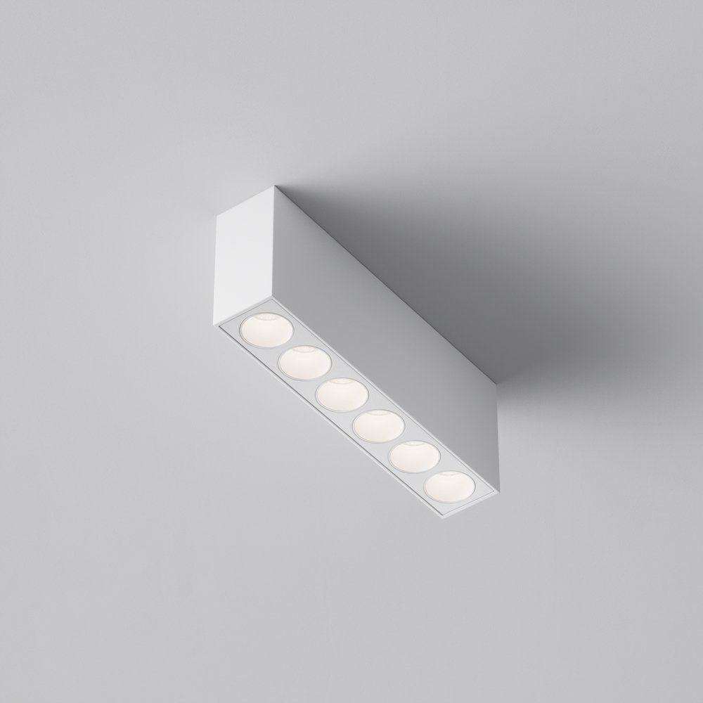 Линейный накладной потолочный светильник 12Вт 3000/4000/6000К 36° «Points» C066CL-12W3-6K-W