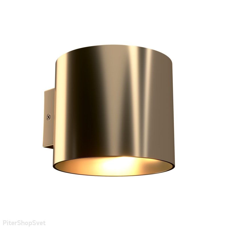 Настенный светильник для подсветки цвета матового золота «Rond» C066WL-01MG