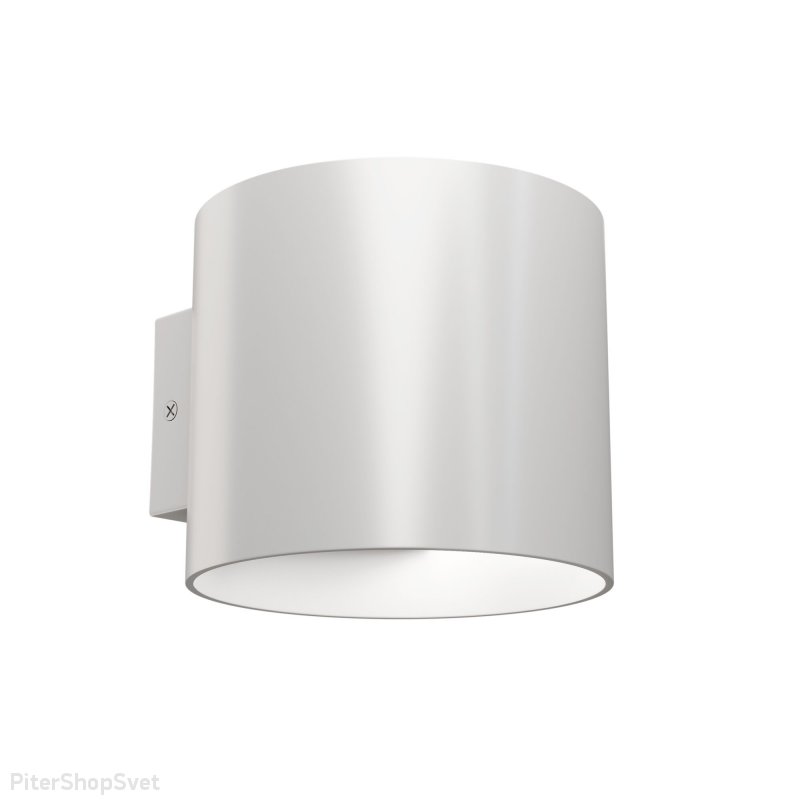 Белый настенный светильник для подсветки «Rond» C066WL-01W