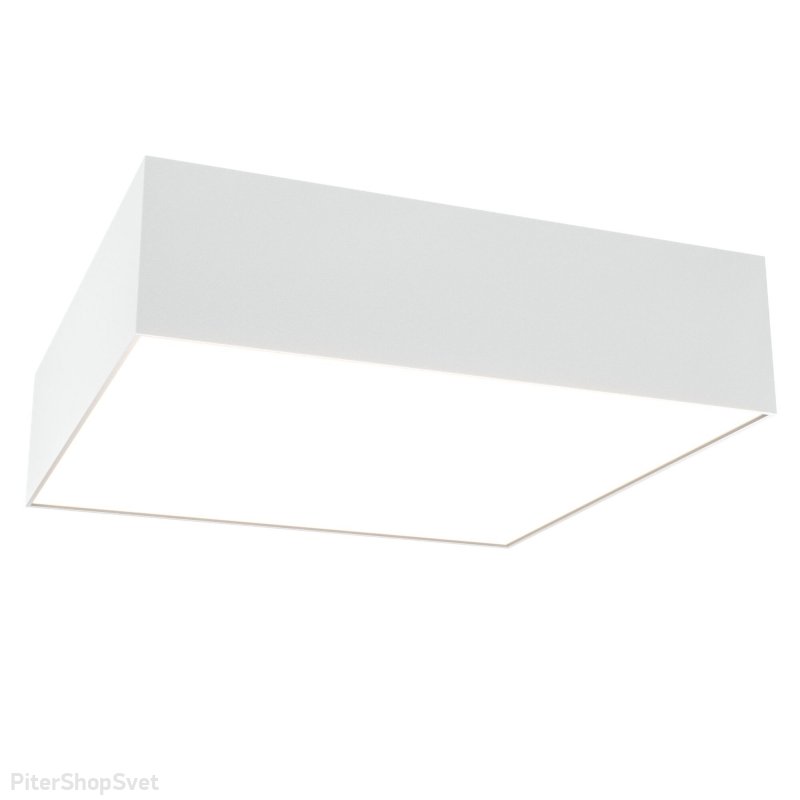 Белый квадратный потолочный светильник 27Вт 4000К «Zon» C067CL-L27W4K