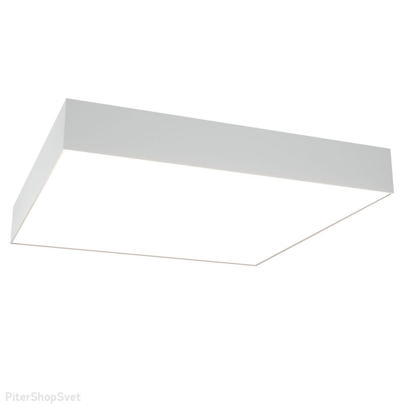 Белый квадратный потолочный светильник 48Вт 3000К «Zon» C067CL-L48W3K