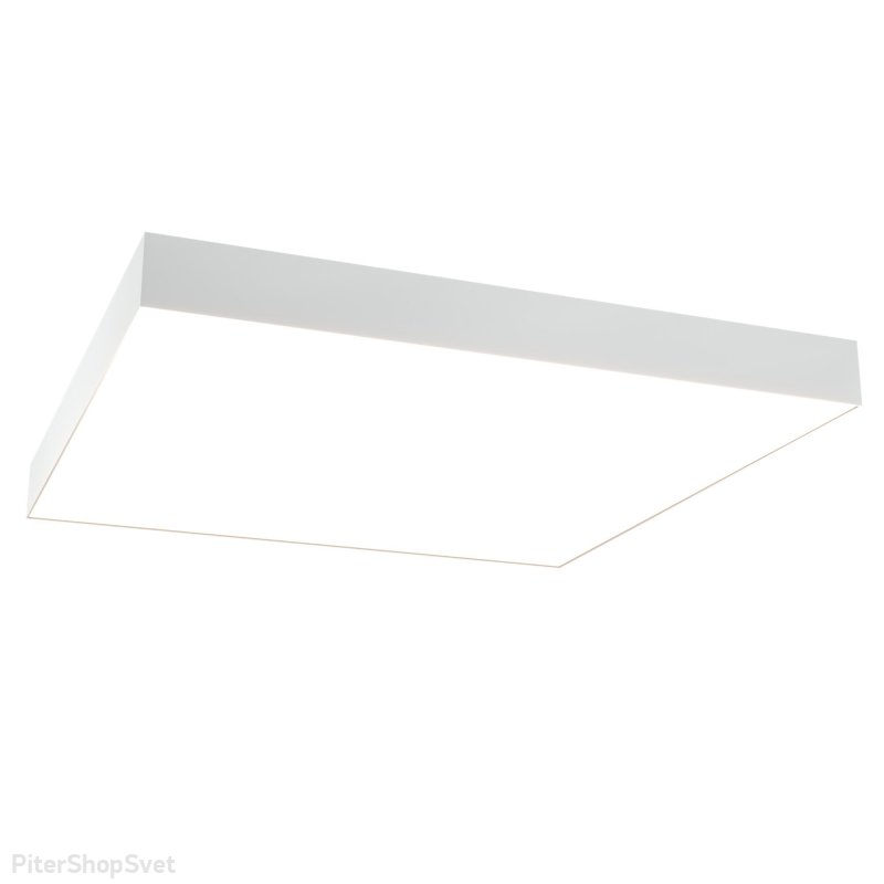 Белый квадратный потолочный светильник 96Вт 3000К «Zon» C067CL-L96W3K