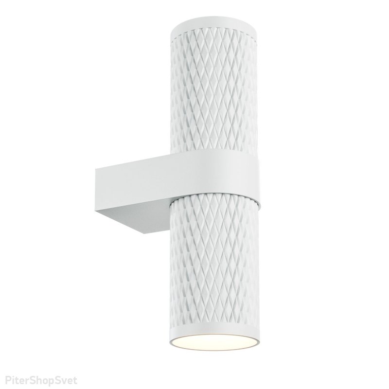 Белый настенный светильник для подсветки в 2 стороны «Focus Design» C069WL-02W