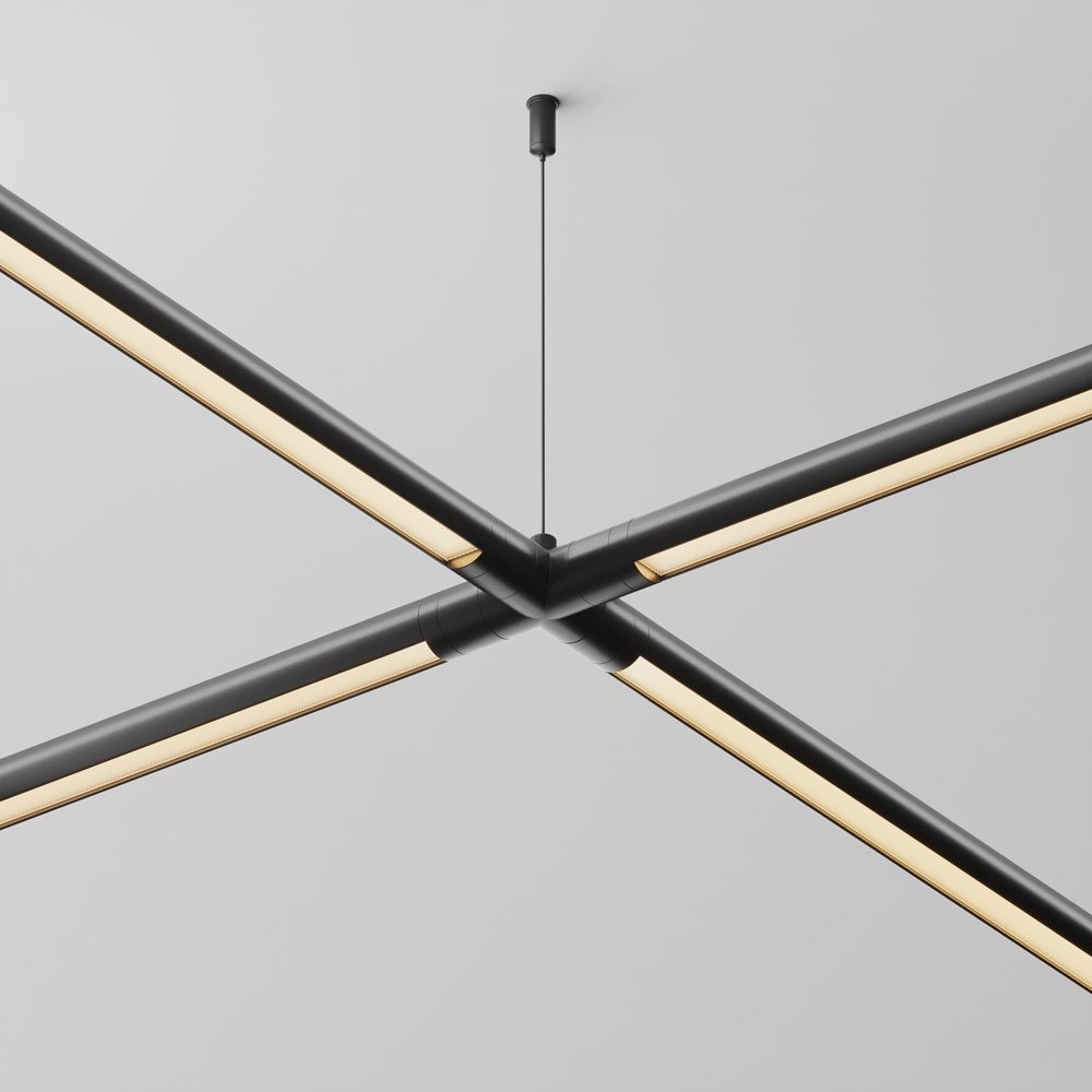 Х-образный вертикальный коннектор для модульной системы, без ввода питания «Shelf» CA017TX-B