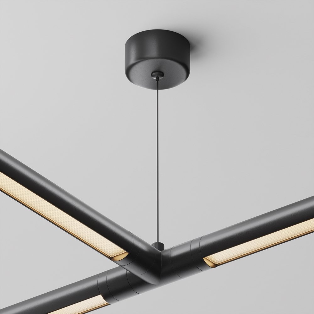 Тросовый подвес 1м с потолочной чашей для модульной системы «Shelf» CA029SW-L1000-B