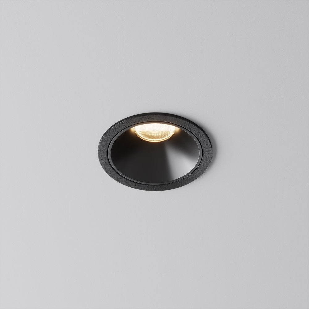 Круглый встраиваемый светильник 3000К 10Вт 60° «Alfa LED» DL043-01-10W3K-RD-B-1