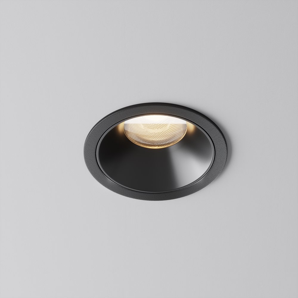 Встраиваемый круглый светильник 3000K 15Вт 60° «Alfa LED» DL043-01-15W3K-RD-B-1