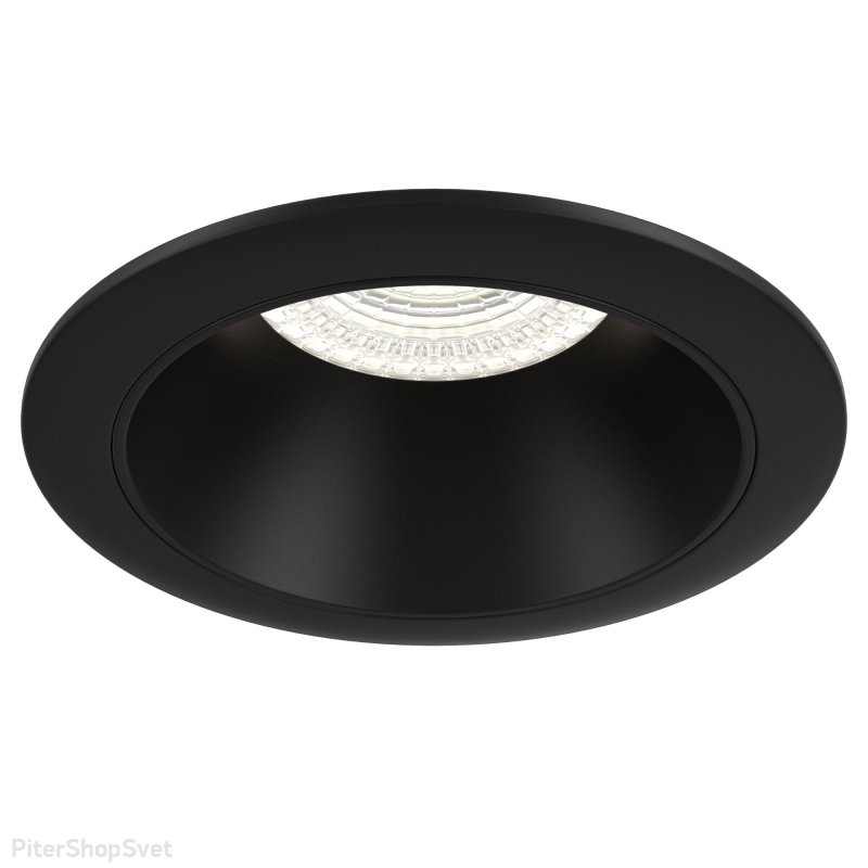 Чёрный встраиваемый светильник «Share» DL051-1B