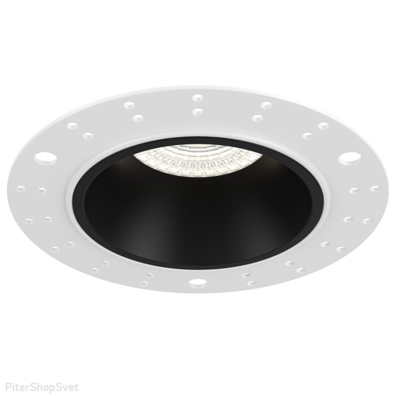 Чёрный встраиваемый светильник «Share» DL051-2B