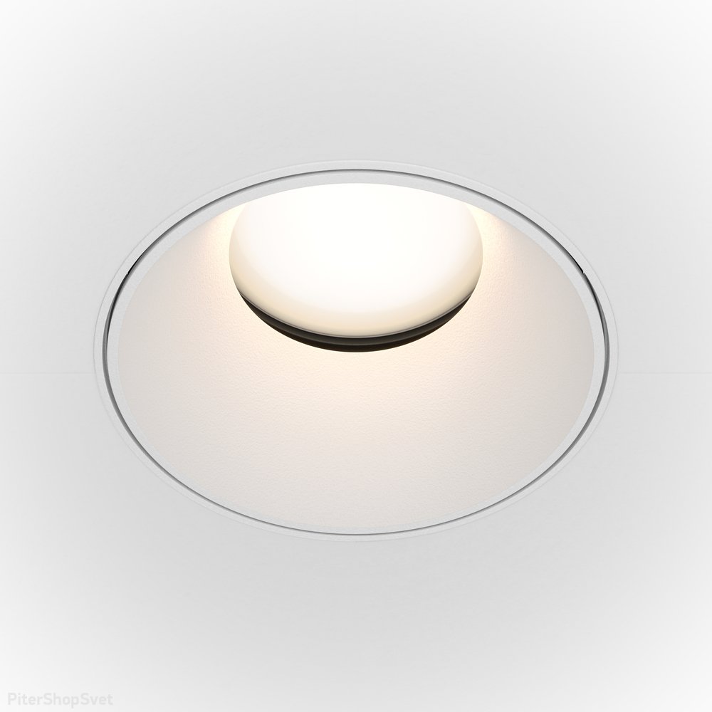 Встраиваемый поворотный светильник под шпаклёвку, белый «Share» DL051-U-2W