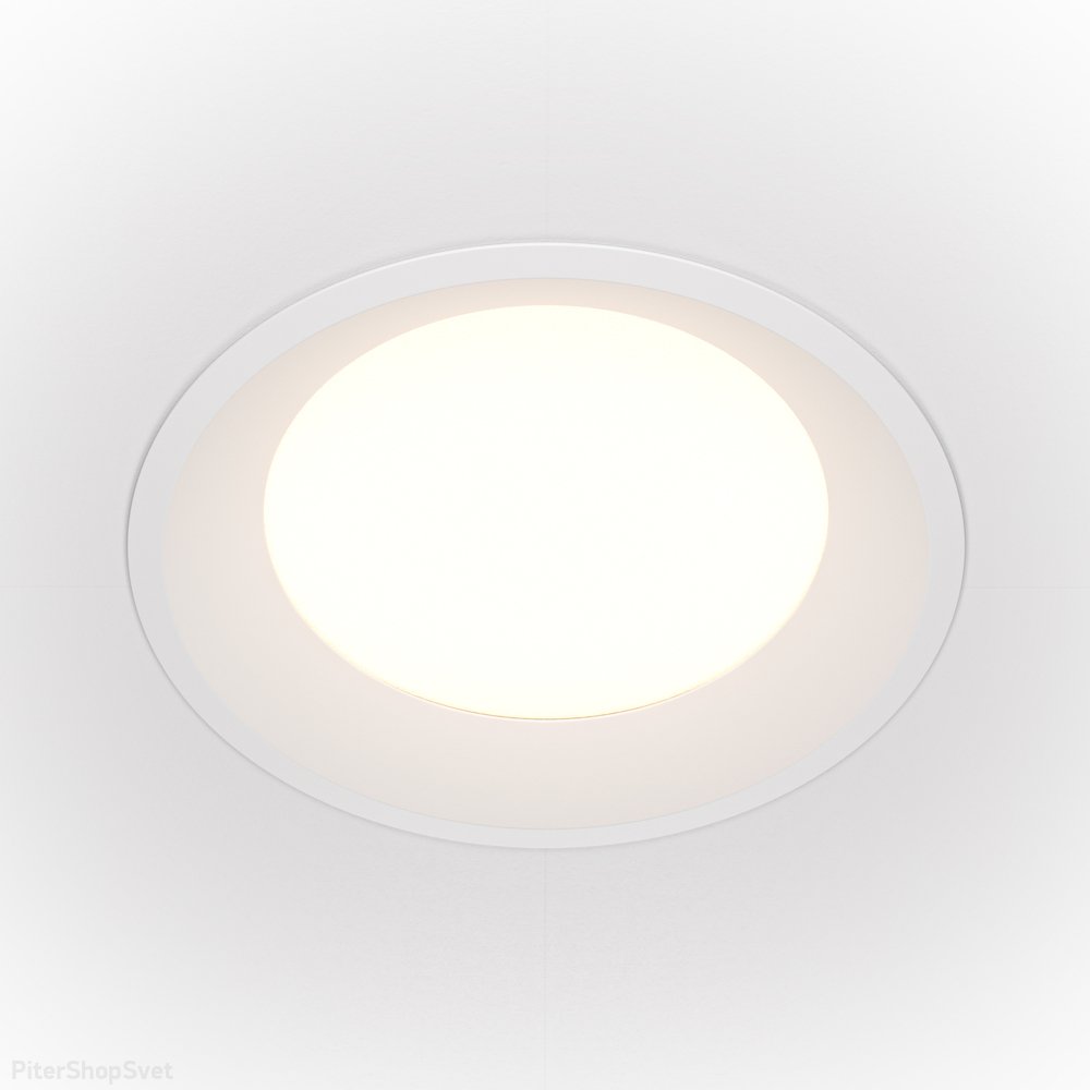 Встраиваемый светильник 24Вт 3000К белый «Okno» DL053-24W3K-W