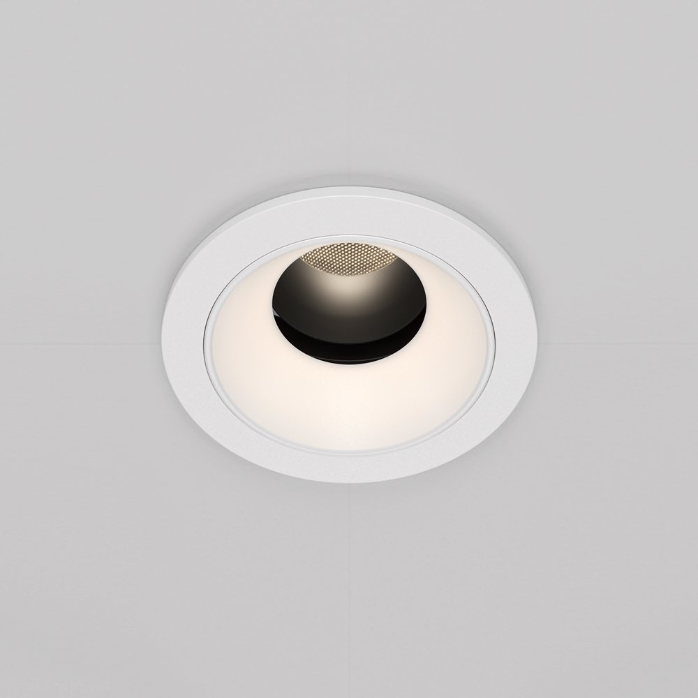 Белый круглый встраиваемый светильник 7Вт 4000К «Wise» DL057-7W4K-W