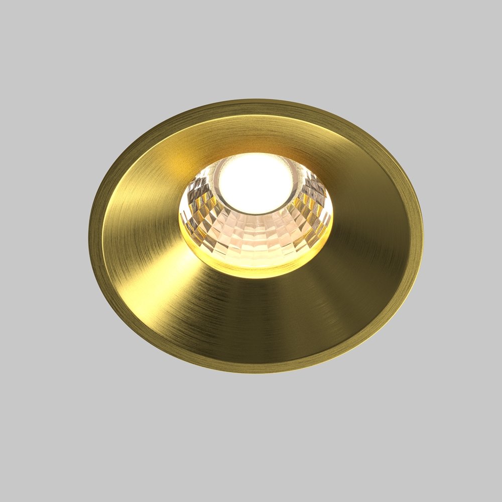Круглый встраиваемый светильник 12Вт 3000К «Round» DL058-12W3K-BS
