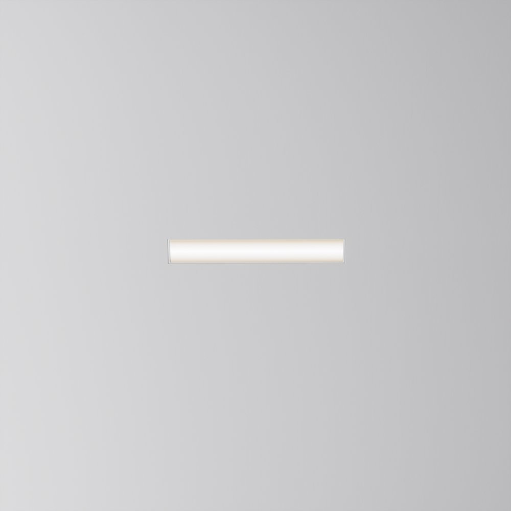 Линейный встраиваемый светильник 13см 12Вт 3000/4000/6000К под шпаклёвку «Basis» DL066-12W3-6K-TRS-W