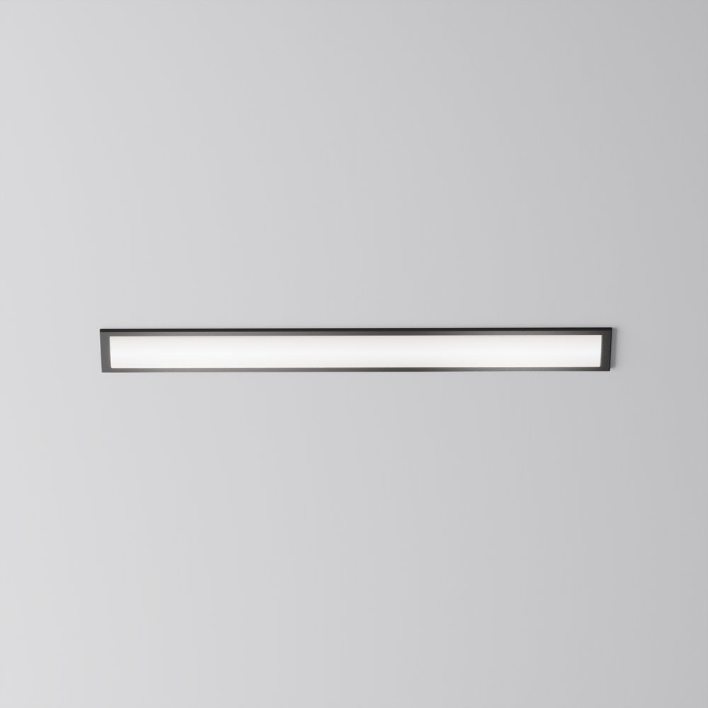 Линейный встраиваемый светильник 25см 20Вт 3000/4000/6000К «Basis» DL066-20W3-6K-B