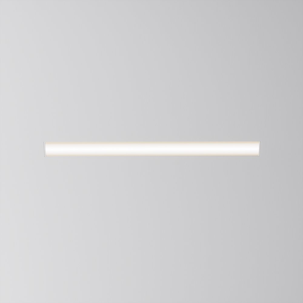 Линейный встраиваемый светильник 25см 20Вт 3000/4000/6000К под шпаклёвку «Basis» DL066-20W3-6K-TRS-W