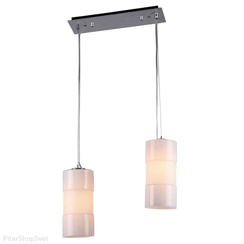 Два подвесных светильника белого цвета F011-22-W TOLEDO Maytoni