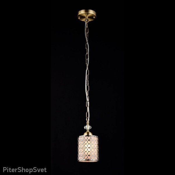 Подвесной светильник цвета античной бронзы F015-11-G SHERBORNE Maytoni