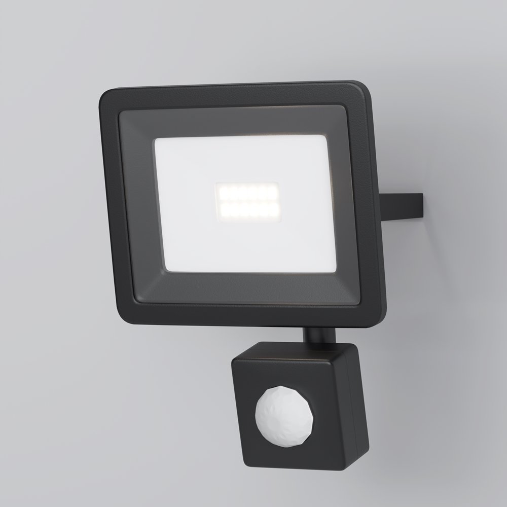 Прожектор с датчиком движения 6500К 10Вт IP65 «Flood» FL001-L10B6KSR