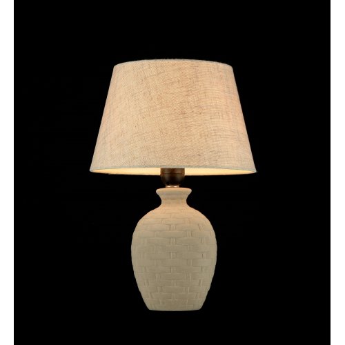 Керамическая настольная лампа кремового цвета MOD003-11-W ARMEL Maytoni