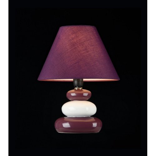 Фиолетовая настольная лампа на керамическом основании MOD004-11-V FARO Maytoni
