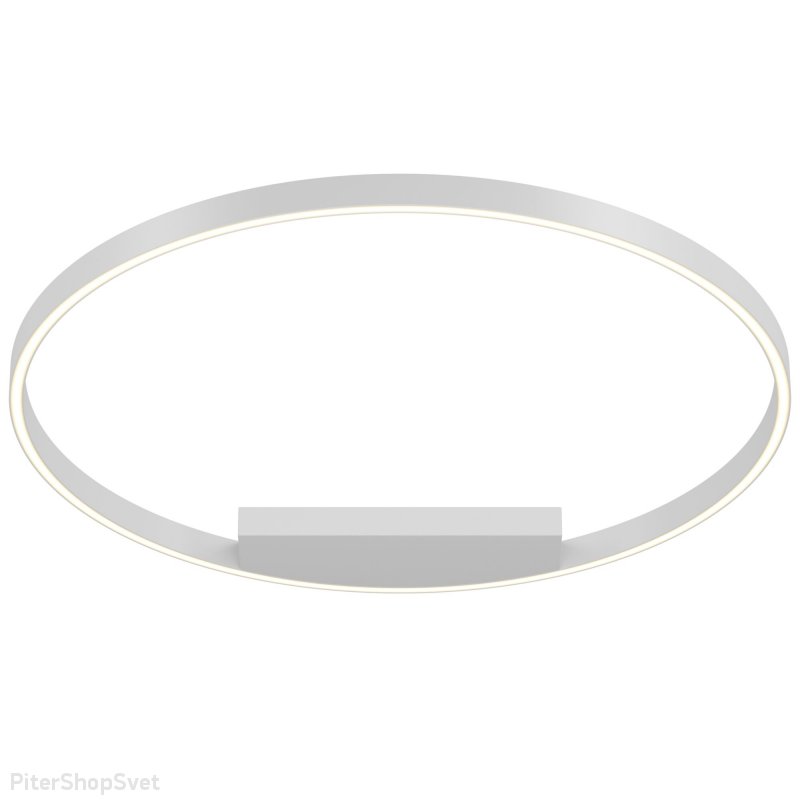Белая потолочная люстра кольцо 80см 50Вт 4000К «Rim» MOD058CL-L50W4K