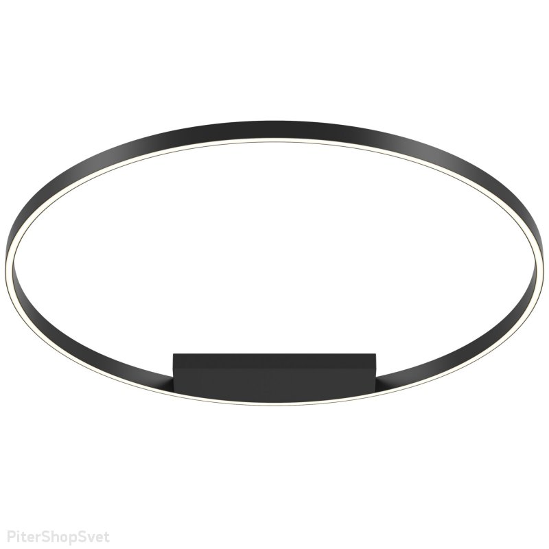 Чёрная потолочная люстра кольцо Ø1м 65Вт 4000К «Rim» MOD058CL-L65B4K