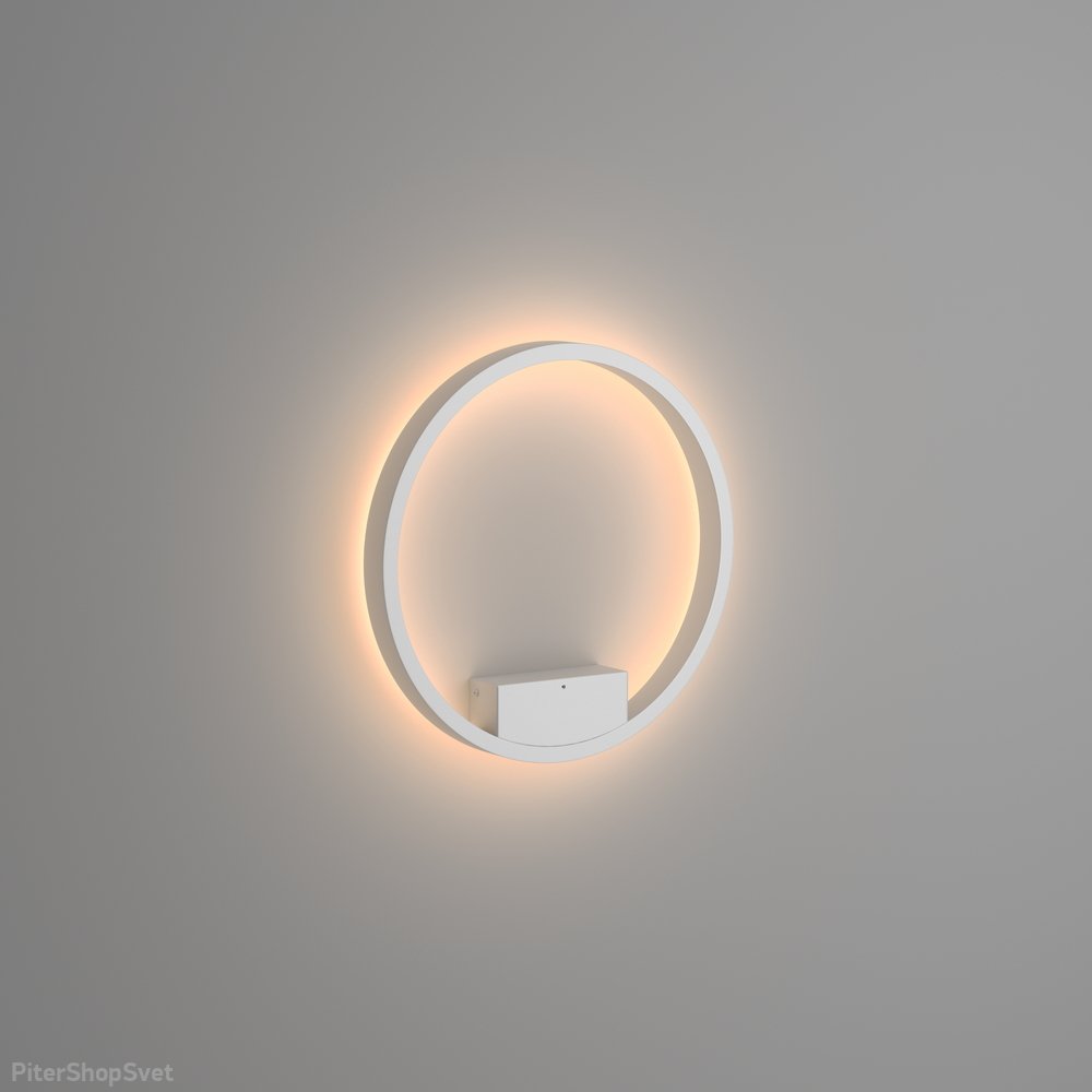 Настенный светильник кольцо 40см 25Вт 3000К белый «Rim» MOD058WL-L25W3K