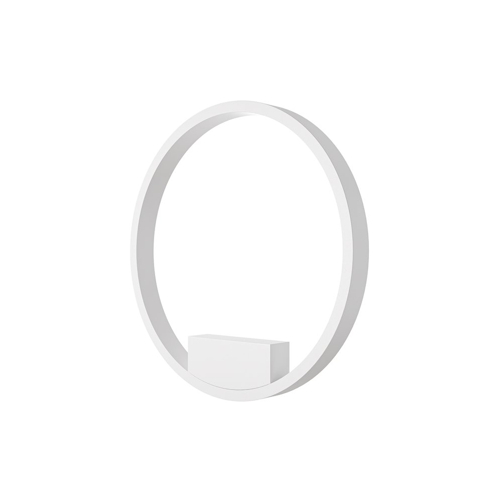 Белый настенный светильник кольцо 40см 24Вт 3000/4000К «Rim» MOD058WL-L25WK