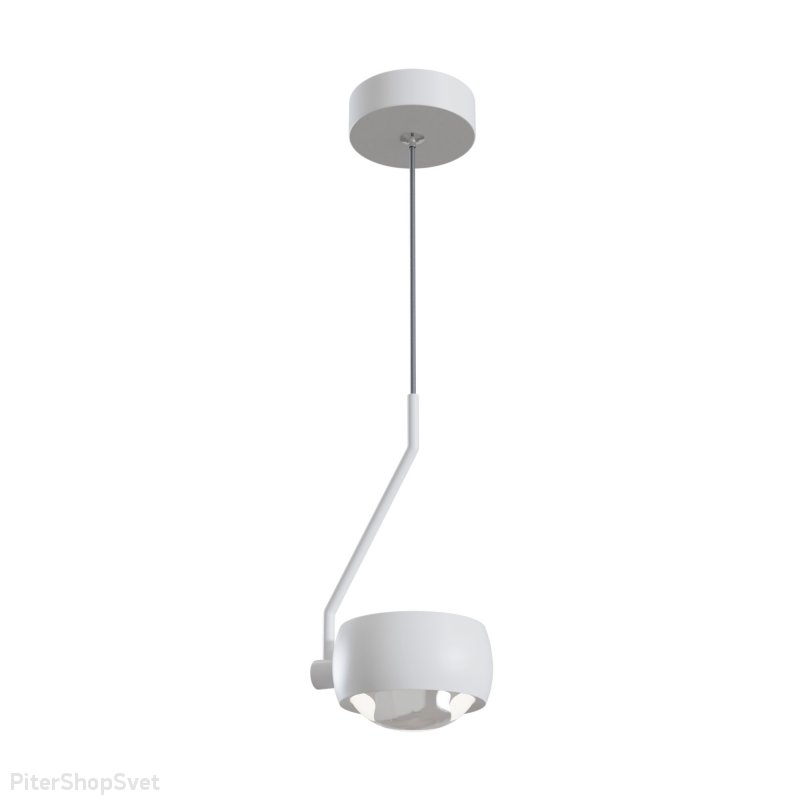 Белый подвесной светильник с линзой 8Вт 3000К «Lens» MOD072PL-L8W3K