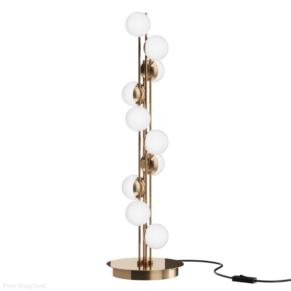Светодиодная настольная лампа с шарами 17Вт 3000К «Tessara» MOD081TL-L14G3K