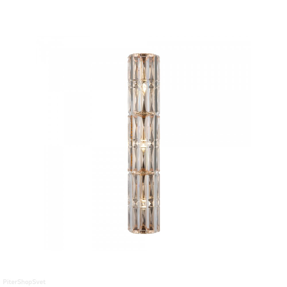 Настенный светильник золотого цвета с кристаллами «Facet» MOD094WL-03G