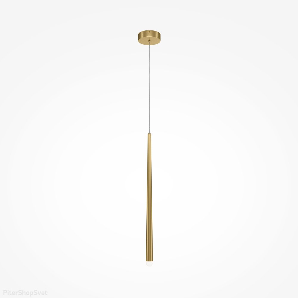 Подвесной светильник стержень 9Вт 3000К, латунь «Cascade» MOD132PL-L36BSK