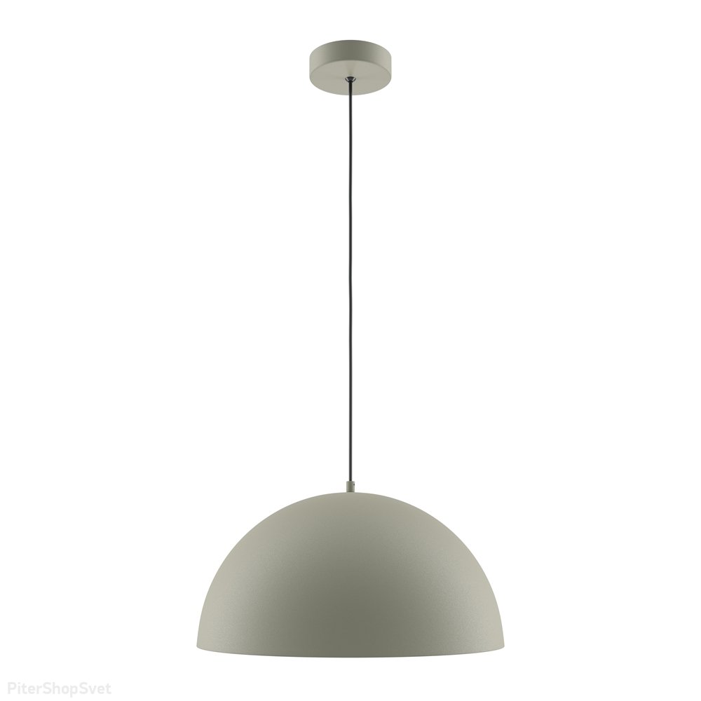 Бежевый купольный подвесной светильник из металла «Basic colors» MOD168PL-01BG