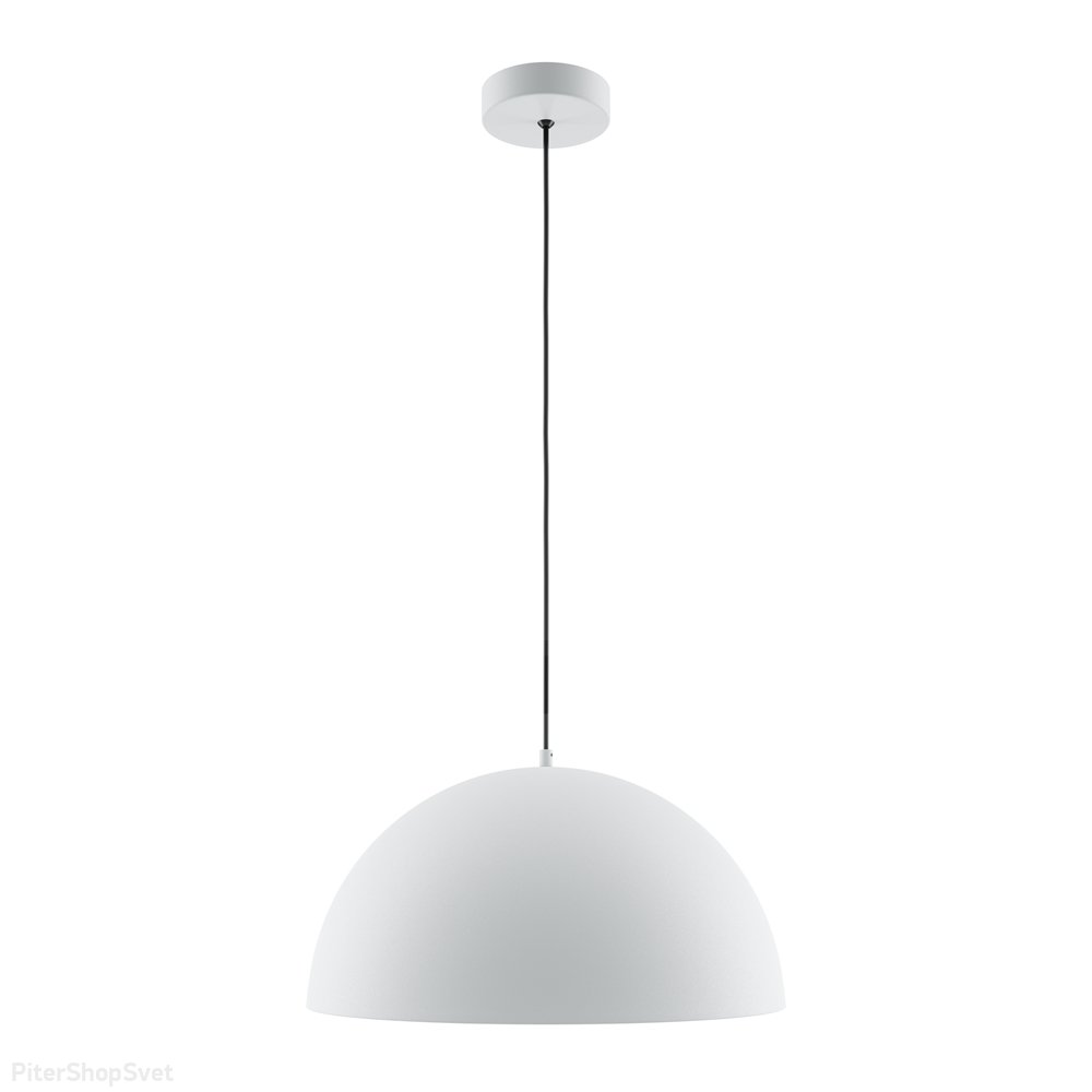 Белый купольный подвесной светильник из металла «Basic colors» MOD168PL-01W
