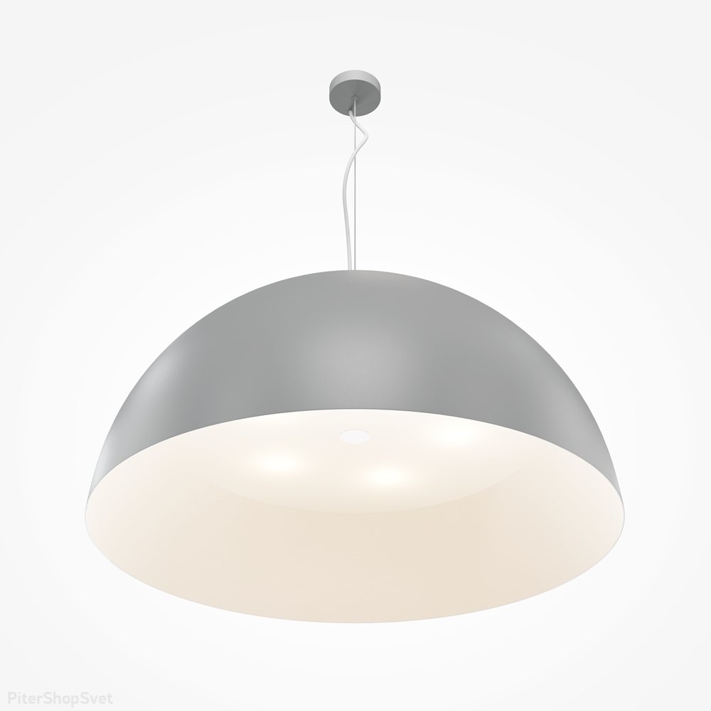 80см серый купольный подвесной светильник из металла «Dome» MOD169PL-05GR1